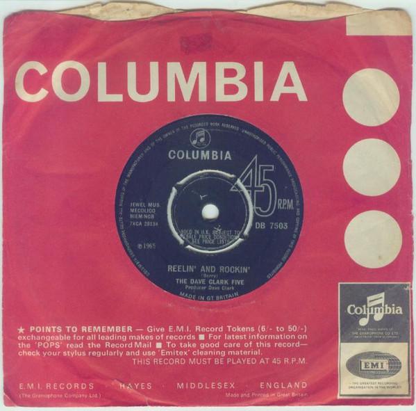 7-дюймовая пластинка DAVE CLARK FIVE - Reelin And Rockin DB7503 Columbia 1965 Великобритания Рок Б/У
7-дюймовая пластинка DAVE CLARK FIVE - Reelin And Rockin DB7503 Columbia 1965 Великобритания Рок Б/У