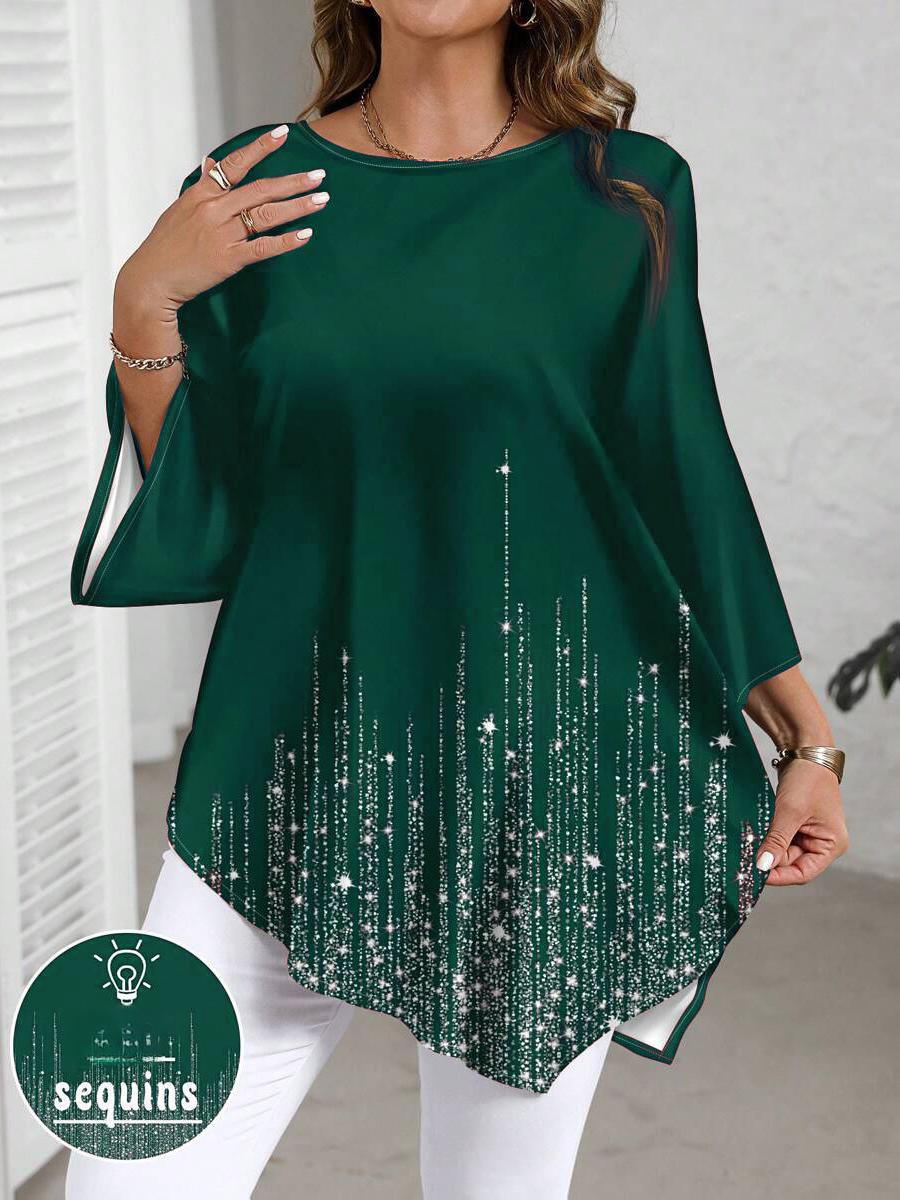 Autumn New Arrivals Hot Selling Casual Loose Fit Women s Plus Size T-Shirt Gradient Printed Crew Neck Top 5XL bottle-зелений колір
Autumn New Arrivals Hot Selling Casual Loose Fit Women s Plus Size T-Shirt Gradient Printed Crew Neck Top 5XL bottle-зелений колір