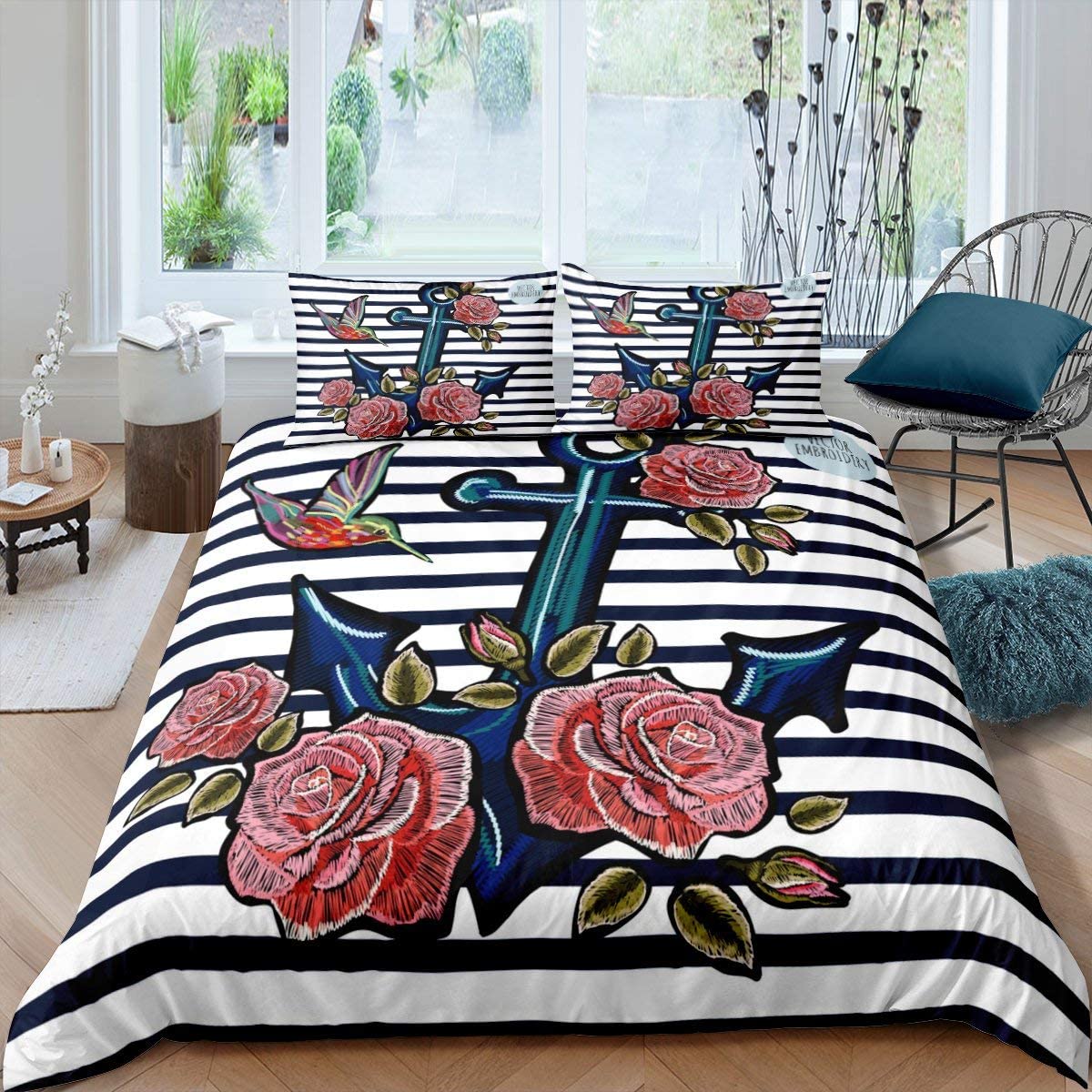 Ocean Beach Ship Anchor Comforter Cover Package Nautical Polyester Comforter Cover For Men Women Sunset Blue Sky White Clouds King Dimension Size EU single(135x200cm)
Ocean Beach Ship Anchor Comforter Cover Package Nautical Polyester Comforter Cover For Men Women Sunset Blue Sky White Clouds King Dimension Size EU single(135x200cm)