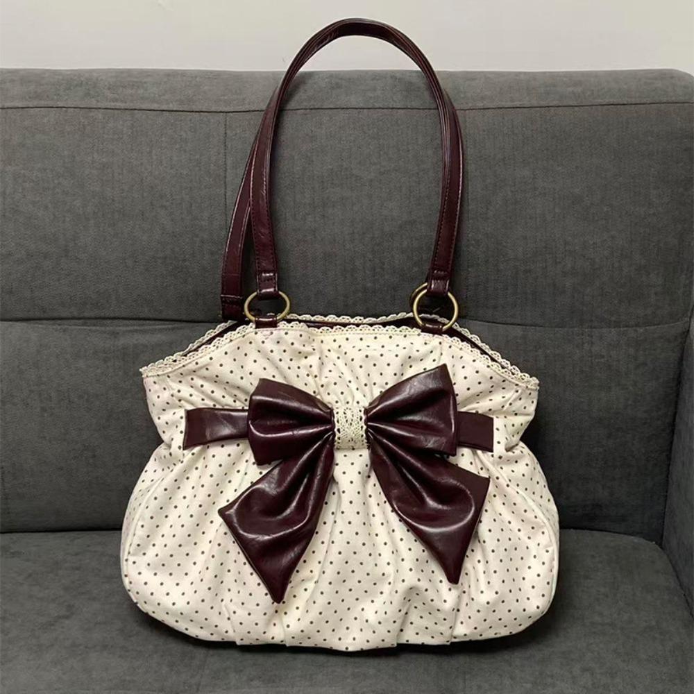 Trendy Vintage Women s Bow Handbag Aesthetic Dot Y2k Lady Shoulder Bags Casual Chic All Match Ins Underarm Bag Streetwear
Trendy Vintage Women s Bow Handbag Aesthetic Dot Y2k Lady Shoulder Bags Casual Chic All Match Ins Underarm Bag Streetwear