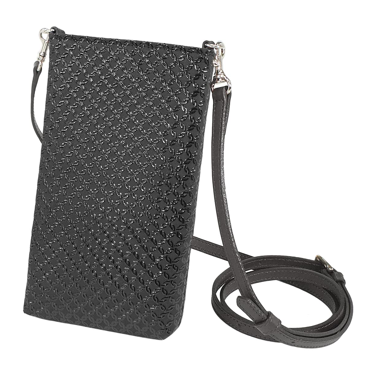 Indenya Inden Sacoche Smartphone Pochette Smartphone Case Crossbody Deerskin Black x Black Lacquer Petite Ring 5029-01-177
Indenya Inden Sacoche Smartphone Pochette Smartphone Case Crossbody Deerskin Black x Black Lacquer Petite Ring 5029-01-177