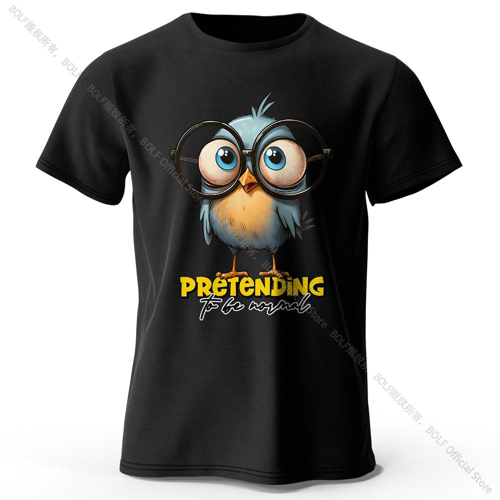 S5XL Whimsical Cartoon Bird Doodle Print 100 Cotton TShirt Ultra Soft Round Neck Short Sleeve Tee For Men S
S5XL Whimsical Cartoon Bird Doodle Print 100 Cotton TShirt Ultra Soft Round Neck Short Sleeve Tee For Men S