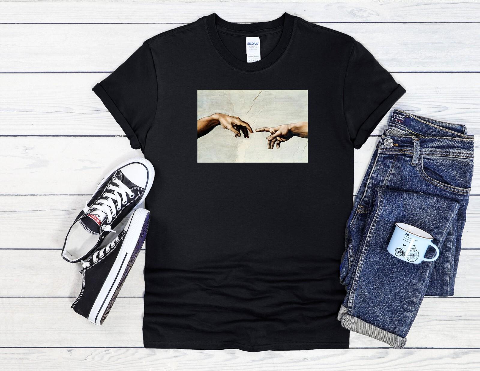 26 Michelangelo Hands Of God Adam Men Women Unisex T Shirt Hoodie Baseball 2448 Unisex T-Shirt XXXXL
26 Michelangelo Hands Of God Adam Men Women Unisex T Shirt Hoodie Baseball 2448 Unisex T-Shirt XXXXL
