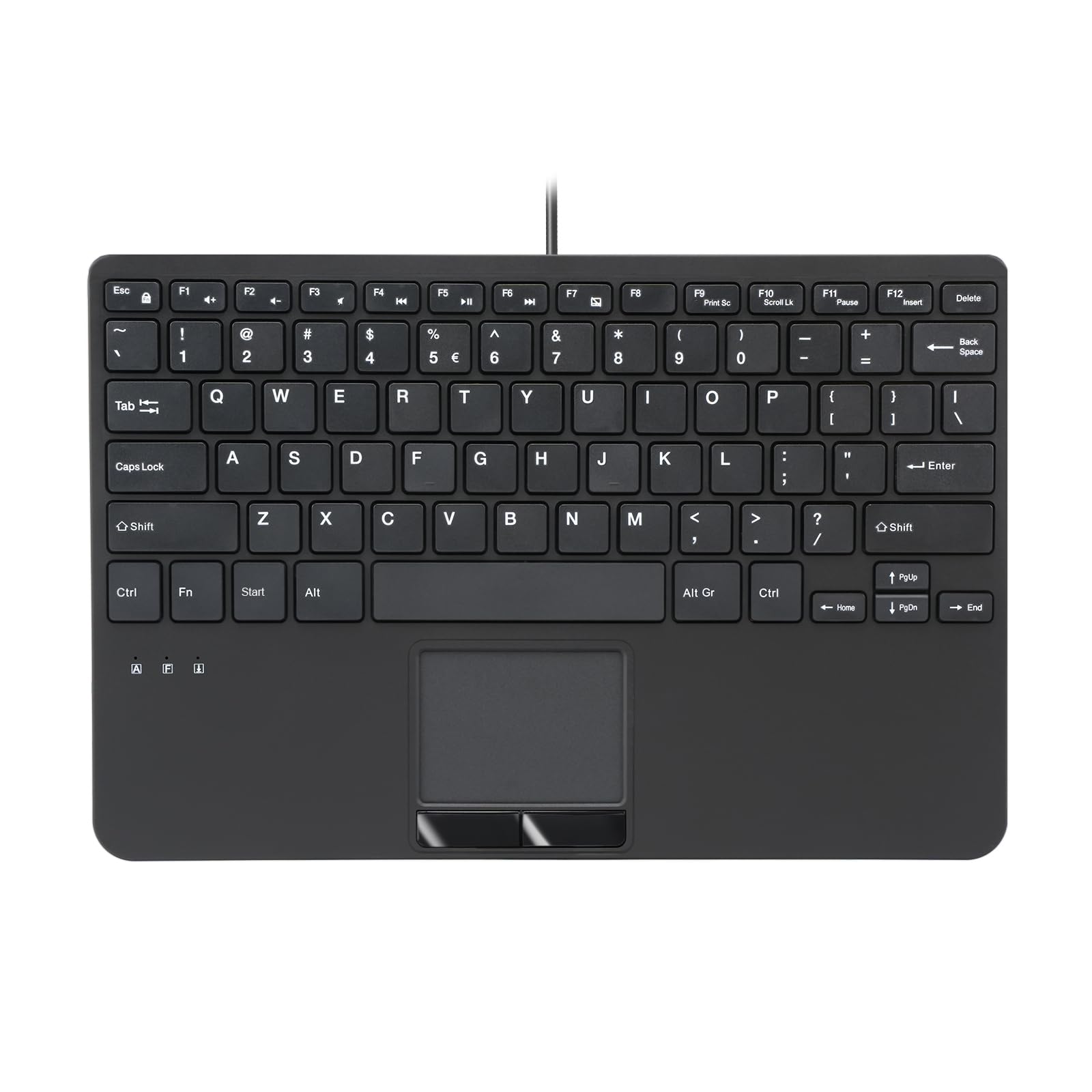 Perixx Keyboard with Touchpad Wired Mini USB Pantograph Key Equipped with 2 USB Hubs US Layout PERIBOARD-525US 28.4x18.2x2.8cm чорний
Perixx Keyboard with Touchpad Wired Mini USB Pantograph Key Equipped with 2 USB Hubs US Layout PERIBOARD-525US 28.4x18.2x2.8cm чорний