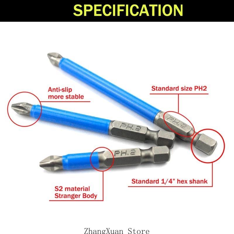 Anti-Skip PH2 for Head Screwdriver Drill Bit Shank Power Tools for Worker s 3XUF China Mainland
Anti-Skip PH2 for Head Screwdriver Drill Bit Shank Power Tools for Worker s 3XUF China Mainland
