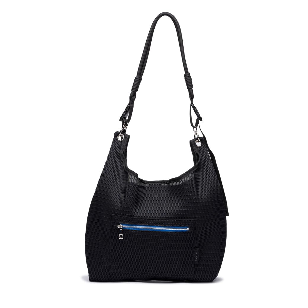 Edita Tote Bag, Shoulder Bag, Women s and Men s, Large Capacity, A4 Size, 4-Way, Mother s Bag, Lightweight, Machine Washable, Mesh, edt-154, Black
Edita Tote Bag, Shoulder Bag, Women s and Men s, Large Capacity, A4 Size, 4-Way, Mother s Bag, Lightweight, Machine Washable, Mesh, edt-154, Black