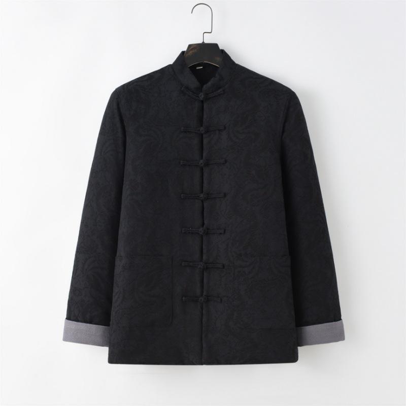 Men s Winter Jacquard Tang Suit Jacket with Frog Buttons - Quilted, Washable, Cotton Outerwear XXL (75-85 kg) чёрный
Men s Winter Jacquard Tang Suit Jacket with Frog Buttons - Quilted, Washable, Cotton Outerwear XXL (75-85 kg) чёрный