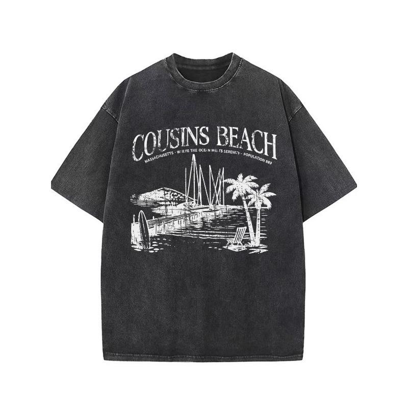 European Size Men s Heavyweight Vintage Washed Distressed T-Shirt - Relaxed Fit Short Sleeve Crew Neck Tee Suitable for Casual Beachwear, Palm Tree S чёрный
European Size Men s Heavyweight Vintage Washed Distressed T-Shirt - Relaxed Fit Short Sleeve Crew Neck Tee Suitable for Casual Beachwear, Palm Tree S чёрный