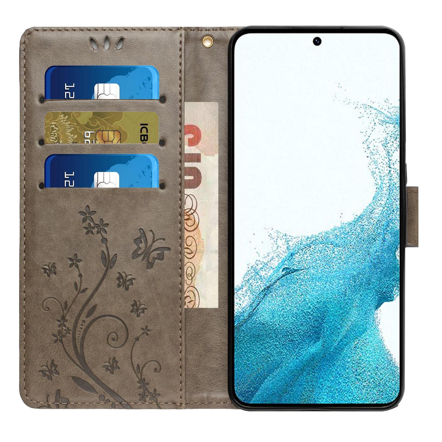 For Samsung Galaxy S23 Flower Butterfly Imprinted Protective Cover with Stand PU Leather Phone Wallet Case Blue
For Samsung Galaxy S23 Flower Butterfly Imprinted Protective Cover with Stand PU Leather Phone Wallet Case Blue