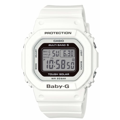 Casio Baby-G Радиоуправляемые Солнечные Часы с EL Подсветкой, BGD-5000-7JF, Белые
Casio Baby-G Радиоуправляемые Солнечные Часы с EL Подсветкой, BGD-5000-7JF, Белые