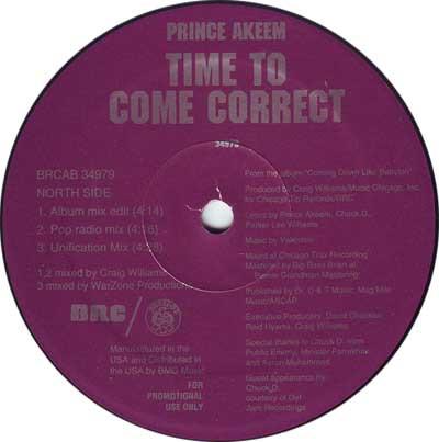12-дюймовая пластинка PRINCE AKEEM - Time To Come Correct BRCAB34979 Chicago Tip Rec 1991 US Рэп и хип-хоп/R&B Б/У
12-дюймовая пластинка PRINCE AKEEM - Time To Come Correct BRCAB34979 Chicago Tip Rec 1991 US Рэп и хип-хоп/R&B Б/У