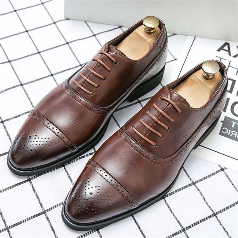 Британский тренд Джентльмен Новые мужские туфли-броги в стиле пэчворк на шнуровке Дизайнерская формальная свадебная обувь для выпускного вечера 38
Британский тренд Джентльмен Новые мужские туфли-броги в стиле пэчворк на шнуровке Дизайнерская формальная свадебная обувь для выпускного вечера 38