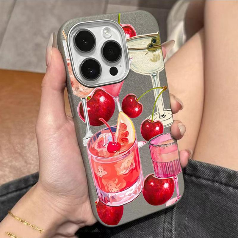 Cherry Cocktail Pattern Design Phone Case For iPhone 17 Pro Case iPhone 11 12 13 14 15 16 Pro Max 17 Air X XS 7 8 Plus 16E Cover iPhone 15 Pro Max
Cherry Cocktail Pattern Design Phone Case For iPhone 17 Pro Case iPhone 11 12 13 14 15 16 Pro Max 17 Air X XS 7 8 Plus 16E Cover iPhone 15 Pro Max