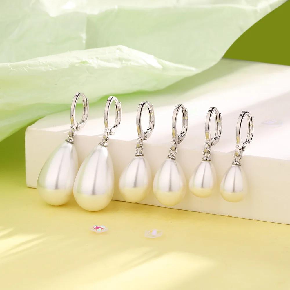 Real 925 Sterling Silver 1 Piece Baroque Pearl Hoop Earrings for Women Trendy Fine Jewelry Minmalist Water Drop Accessory
Real 925 Sterling Silver 1 Piece Baroque Pearl Hoop Earrings for Women Trendy Fine Jewelry Minmalist Water Drop Accessory