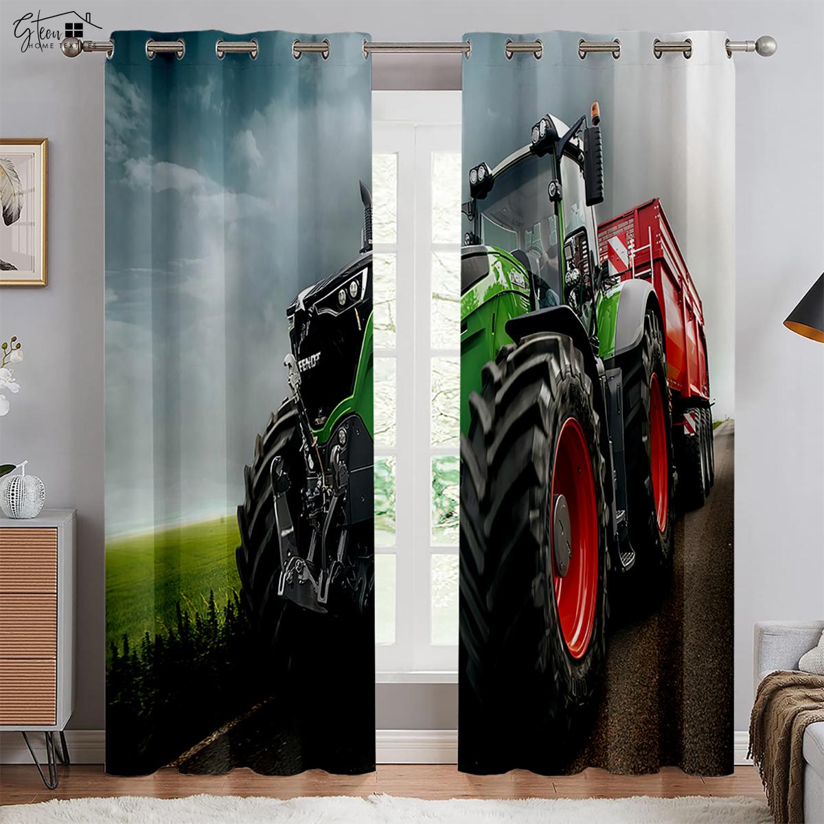 Tractor 3D Print Drapes Bedchamber Livingroom Space Kitchen Windowpane Drapes 100 % Polyester Fiber Drapes Household Ornament W50xH130(CM)x2PCS&Grommet Top
Tractor 3D Print Drapes Bedchamber Livingroom Space Kitchen Windowpane Drapes 100 % Polyester Fiber Drapes Household Ornament W50xH130(CM)x2PCS&Grommet Top