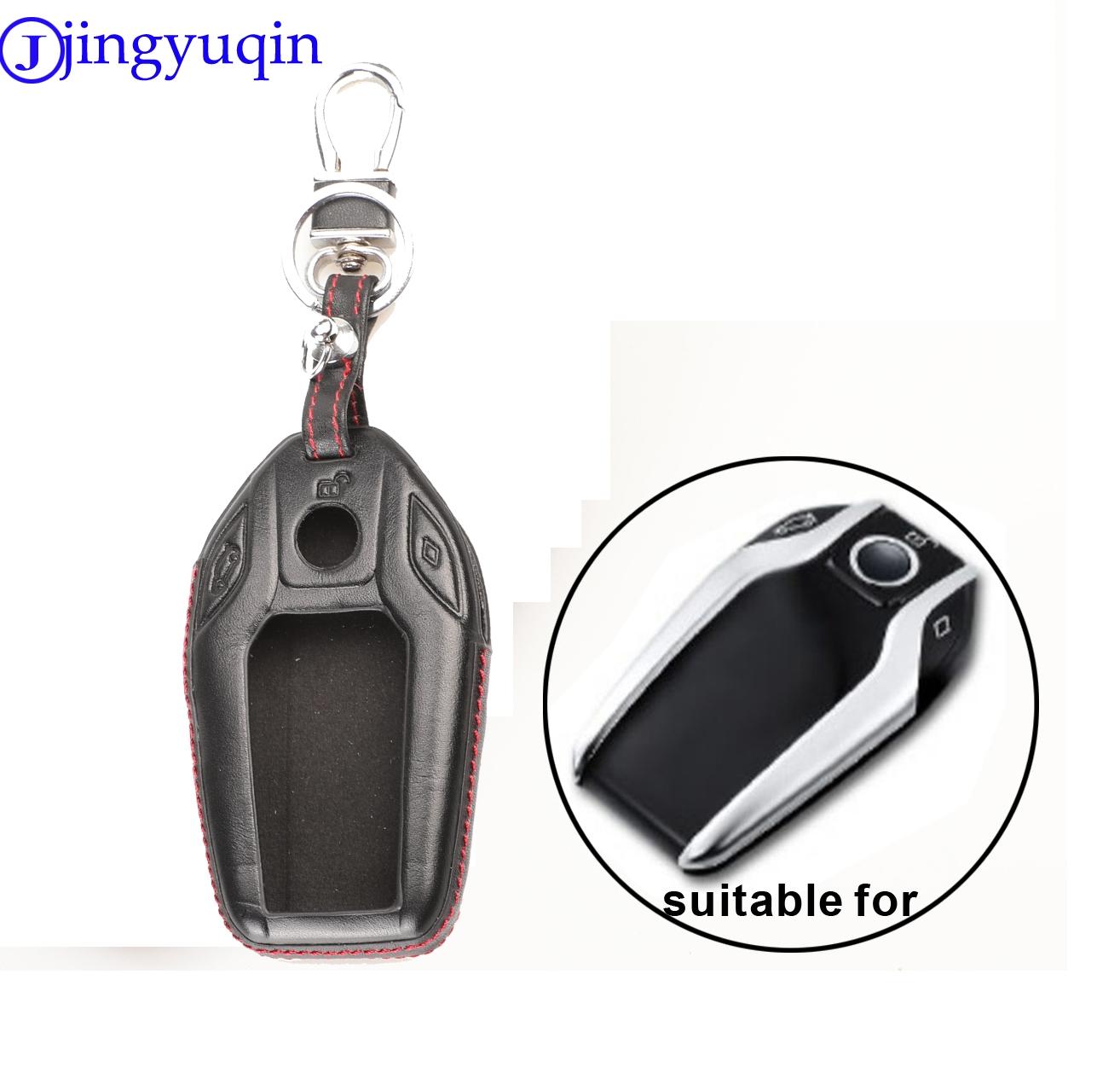jingyuqin Genuine Leather Car Key Case Cover Shell Remote Protective for BMW 2016 2017 7 Series Display Key
jingyuqin Genuine Leather Car Key Case Cover Shell Remote Protective for BMW 2016 2017 7 Series Display Key