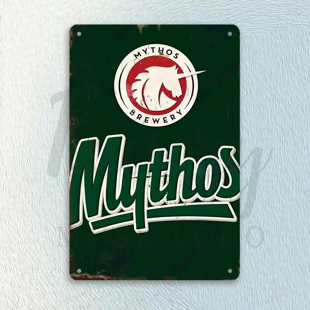 Mythos Brewery Vintage Metal Tin Sign Rustic Green Wall Art with Pegasus Logo Durable Decor for Home Office Cafe Bar Gara aluminum 20x30cm
Mythos Brewery Vintage Metal Tin Sign Rustic Green Wall Art with Pegasus Logo Durable Decor for Home Office Cafe Bar Gara aluminum 20x30cm