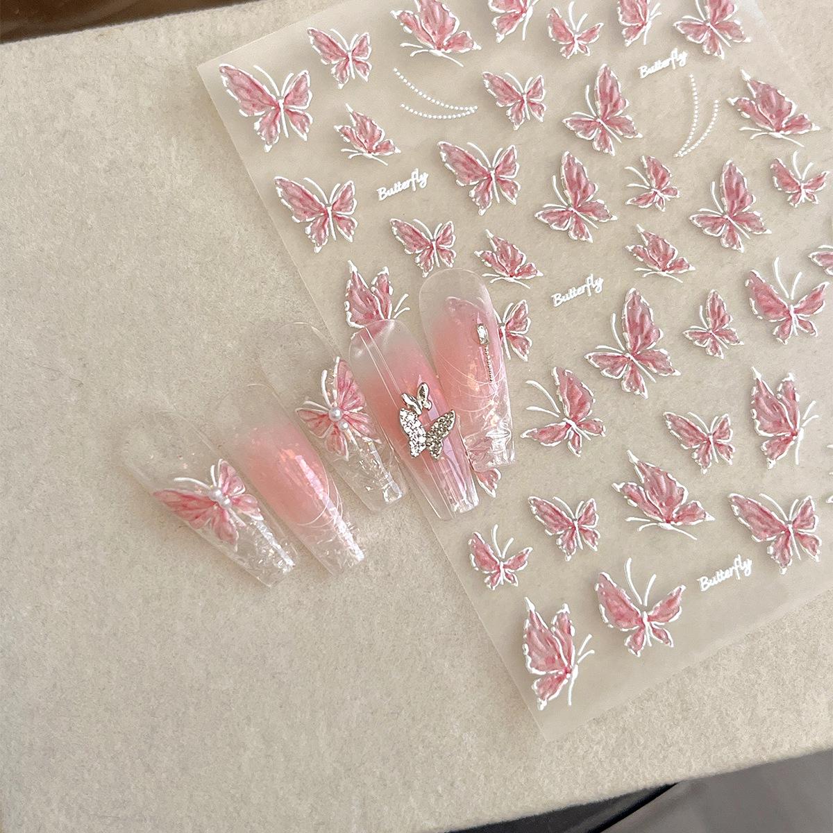 YITU Butterfly Nail Art Self-Adhesive Embossed Stickers - Light Style Necklace Decoration YT4490.
YITU Butterfly Nail Art Self-Adhesive Embossed Stickers - Light Style Necklace Decoration YT4490.