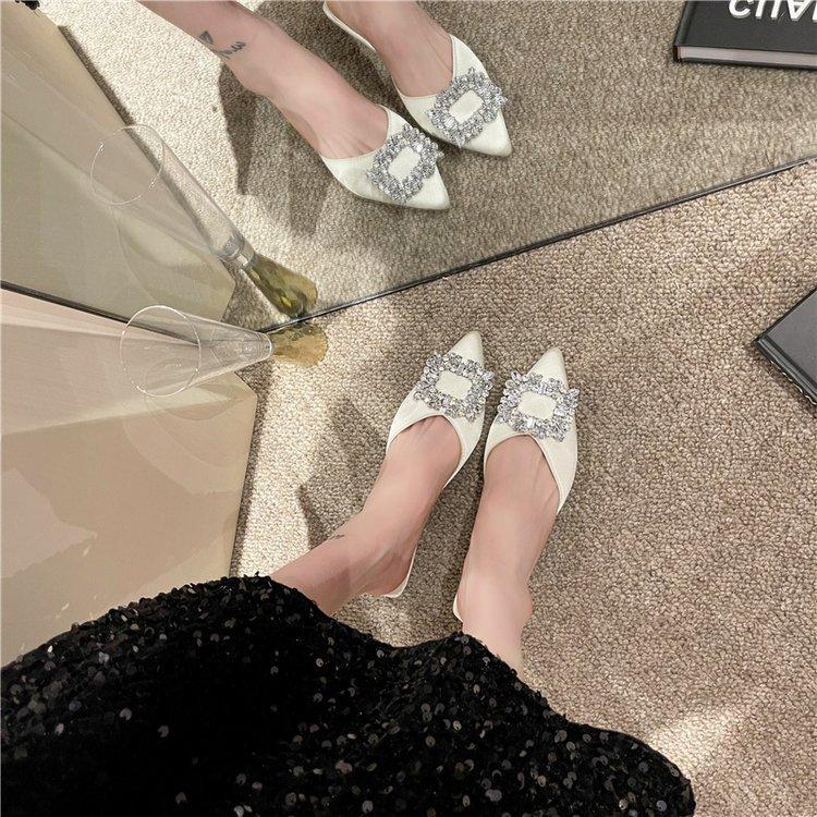 Sharp pointed versatile half slippers for women s outdoor wear spring summer new styles simple temperament cool slippers 36 бежевый
Sharp pointed versatile half slippers for women s outdoor wear spring summer new styles simple temperament cool slippers 36 бежевый