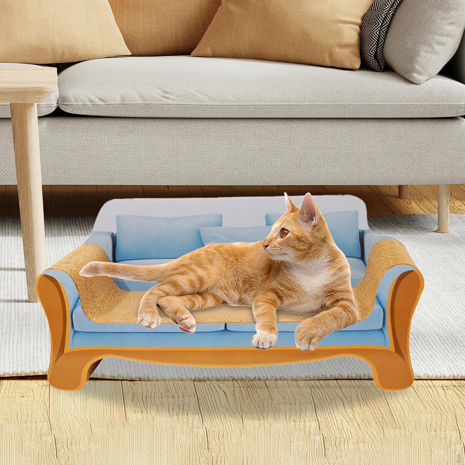 Cat Scratcher Bed Scratch Mat Sofa Shape Protect Furniture Versatile Indoor Cats Couch
Cat Scratcher Bed Scratch Mat Sofa Shape Protect Furniture Versatile Indoor Cats Couch