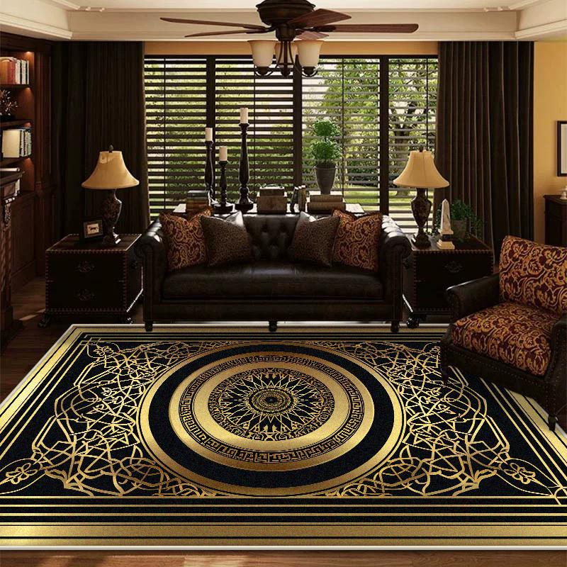 Black Golden Living Room Carpet Luxury Home Decoration Cup Large Area Rugs 200x300 Bedroom Lounge Non-slip Washable Floor Mat 60*90cm
Black Golden Living Room Carpet Luxury Home Decoration Cup Large Area Rugs 200x300 Bedroom Lounge Non-slip Washable Floor Mat 60*90cm
