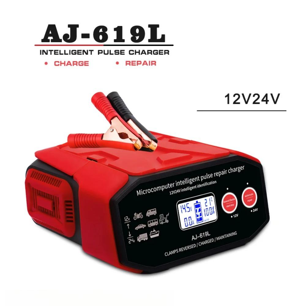 400 Вт автомобильное зарядное устройство для аккумулятора 12/24 В Eu-Plug Pulse Repair LCD быстрая зарядка влажных и сухих свинцово-кислотных цифровых ЖК-дисплеев EU Plug красный
400 Вт автомобильное зарядное устройство для аккумулятора 12/24 В Eu-Plug Pulse Repair LCD быстрая зарядка влажных и сухих свинцово-кислотных цифровых ЖК-дисплеев EU Plug красный