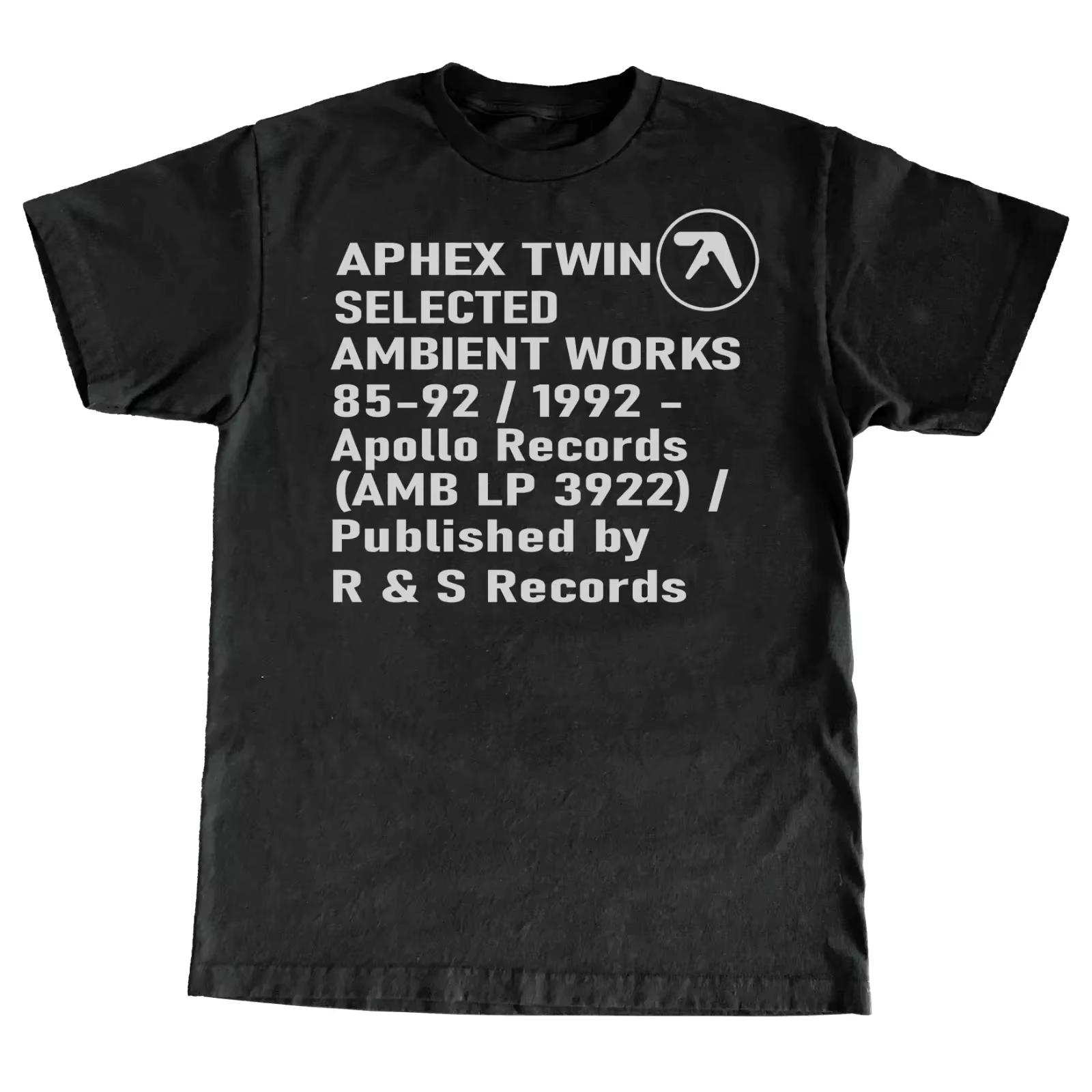 Aphex Twin Selected Ambient Works Хлопковая футболка Унисекс Мужская Женская Короткий рукав Новое Поступление Мода Роскошная Футболка Повседневная Ежедневная Одежда S
Aphex Twin Selected Ambient Works Хлопковая футболка Унисекс Мужская Женская Короткий рукав Новое Поступление Мода Роскошная Футболка Повседневная Ежедневная Одежда S