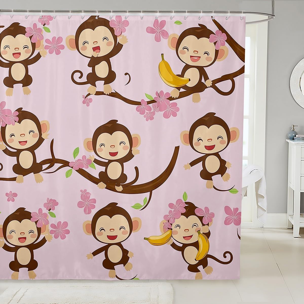 Cartoon Guinea Pig Bath Curtain Cute Pet Animal Shower Curtain For Girls Kids Boys,Pink Cherry Blossom Flowers Bathroom Curtain W60H190(CM)-1 Pcs
Cartoon Guinea Pig Bath Curtain Cute Pet Animal Shower Curtain For Girls Kids Boys,Pink Cherry Blossom Flowers Bathroom Curtain W60H190(CM)-1 Pcs