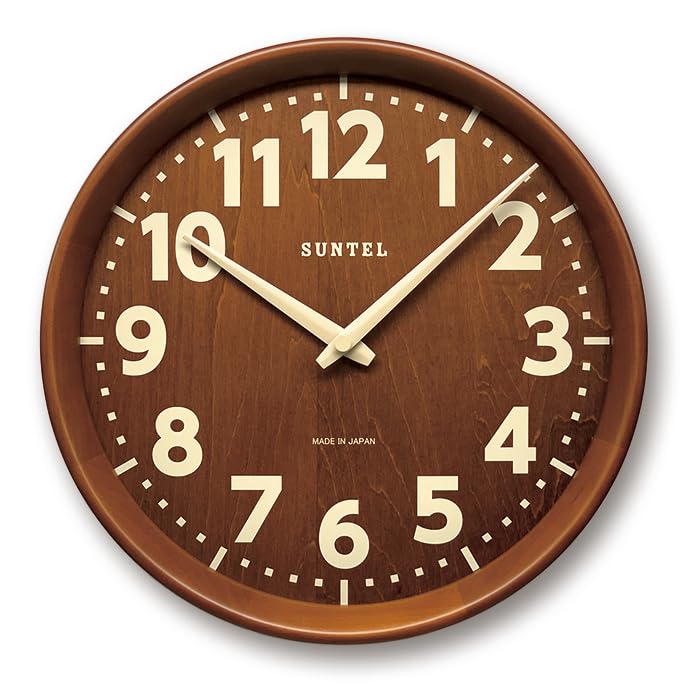 Santel Made in Japan Natural Wood Simple Standard Wooden Frame Radio Clock Brown DQL734BR
Santel Made in Japan Natural Wood Simple Standard Wooden Frame Radio Clock Brown DQL734BR