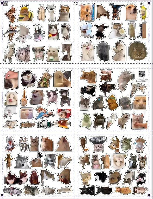 100Pcs Cute And Playful Quirky Cat Stickers In Instagram Style Emoji Meme Images Materials For Journals Student Gifts Party Gifts
100Pcs Cute And Playful Quirky Cat Stickers In Instagram Style Emoji Meme Images Materials For Journals Student Gifts Party Gifts