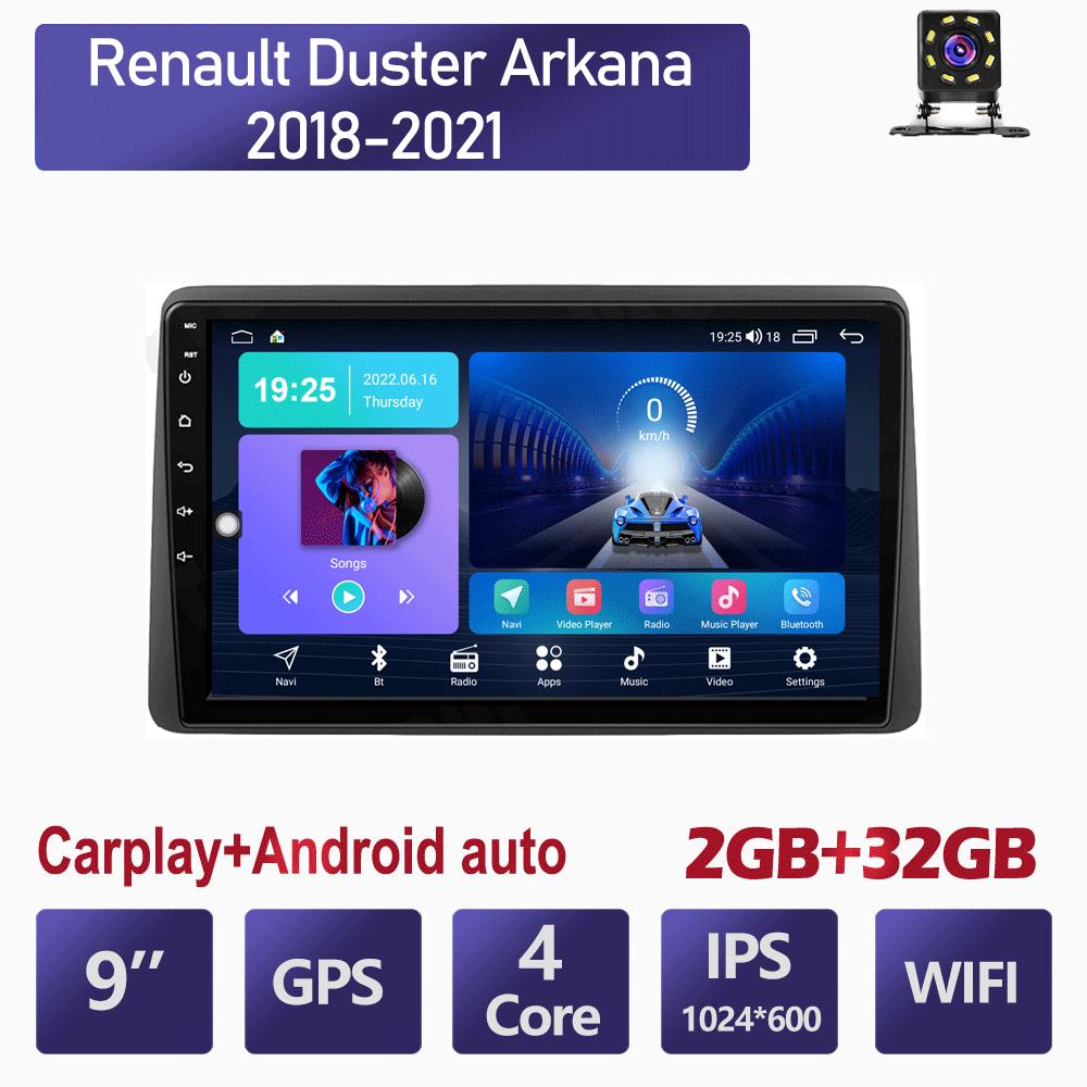 Для Renault Duster Arkana 2018-2021 GPS-навигация Android Автомобильное радио Видео Стерео Палиер RDS с Carplay 2 + 32 ГБ 1+16GB
Для Renault Duster Arkana 2018-2021 GPS-навигация Android Автомобильное радио Видео Стерео Палиер RDS с Carplay 2 + 32 ГБ 1+16GB
