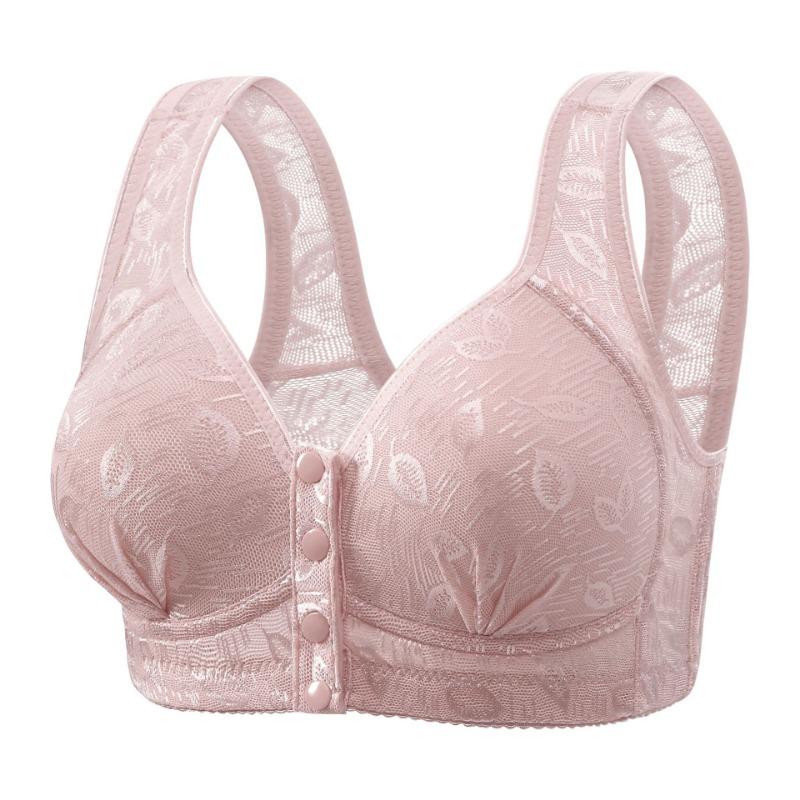 Pink Lace Front Closure Bra With Wide Straps L рожевий
Pink Lace Front Closure Bra With Wide Straps L рожевий