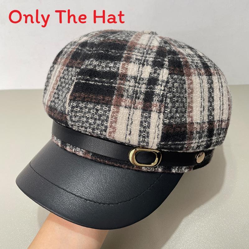 Small Letter Pattern Wool Blend Octagonal Hat With Wide Brim For Autumn Winter Fashion Women Style K
Small Letter Pattern Wool Blend Octagonal Hat With Wide Brim For Autumn Winter Fashion Women Style K