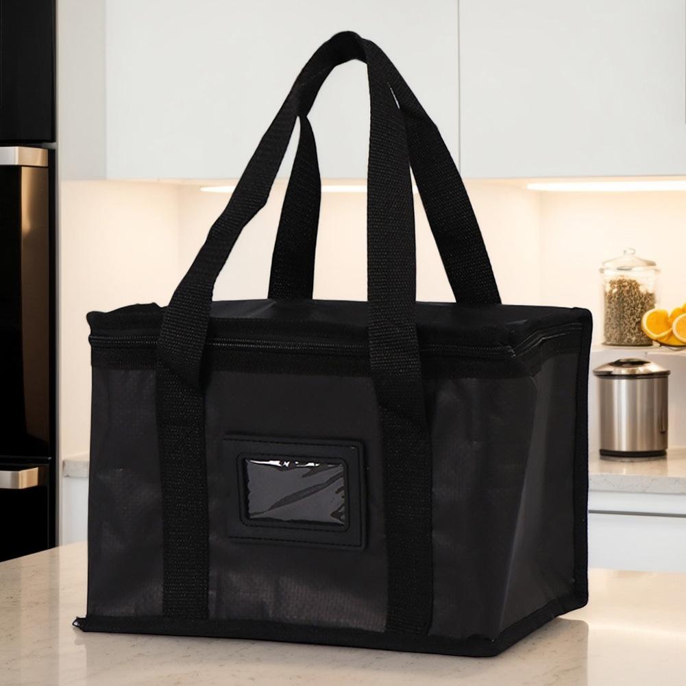 Non-woven Insulated Cooler Bag Soft Grocery Bag Large Food Delivery Bag for Catering Food Transport
Non-woven Insulated Cooler Bag Soft Grocery Bag Large Food Delivery Bag for Catering Food Transport