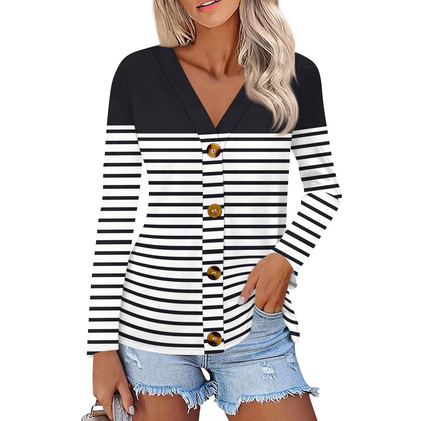 Women s Fashion Casual Print Button-down Shirt Long Sleeve Tops L чорний
Women s Fashion Casual Print Button-down Shirt Long Sleeve Tops L чорний