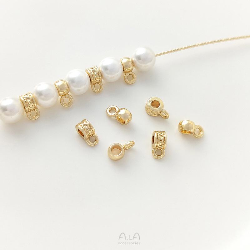 Gold-Filled 4mm Barrel Beads with Jump Rings, DIY Jewelry Accessories for Pearl Bracelets
Gold-Filled 4mm Barrel Beads with Jump Rings, DIY Jewelry Accessories for Pearl Bracelets