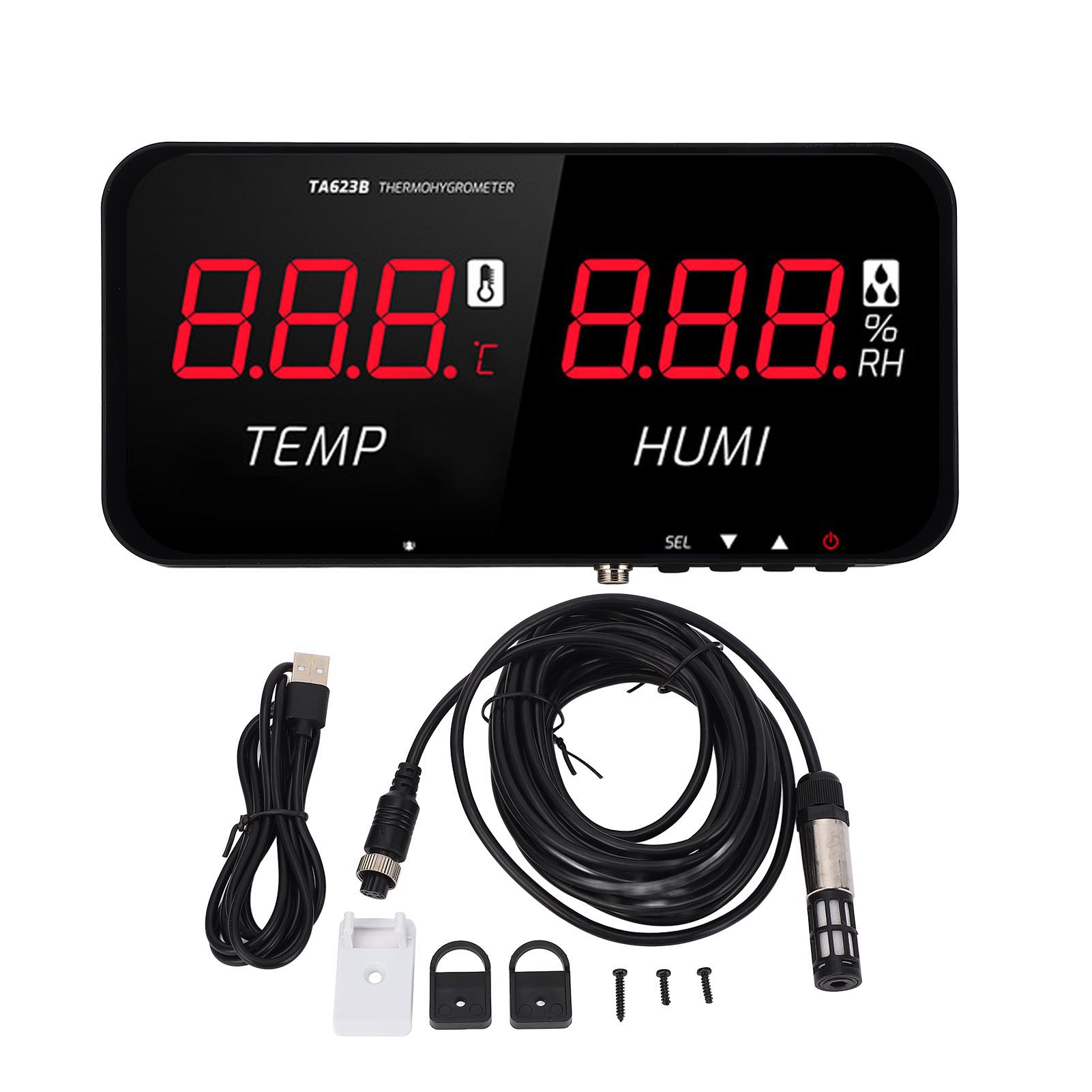 Industrial Temperature and Humidity Meter 13 Inch LED Display Greenhouse Hygrometer Thermometer
Industrial Temperature and Humidity Meter 13 Inch LED Display Greenhouse Hygrometer Thermometer