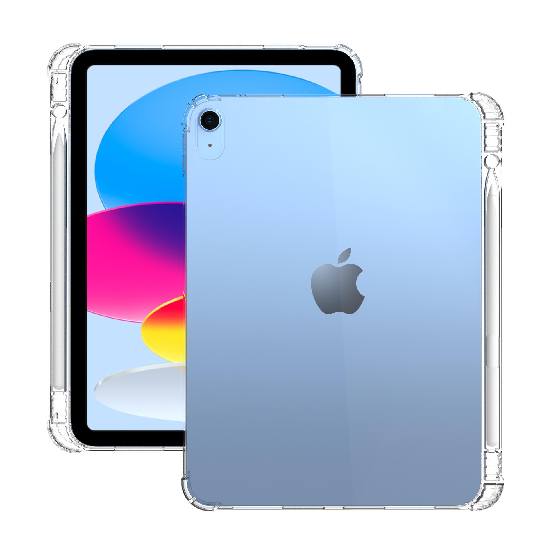Мягкий защитный чехол TPU для iPad 10.9 2023 с угловыми подушками безопасности и гнездом для ручки Mini 6/7 (8.3, 2021/2024)
Мягкий защитный чехол TPU для iPad 10.9 2023 с угловыми подушками безопасности и гнездом для ручки Mini 6/7 (8.3, 2021/2024)