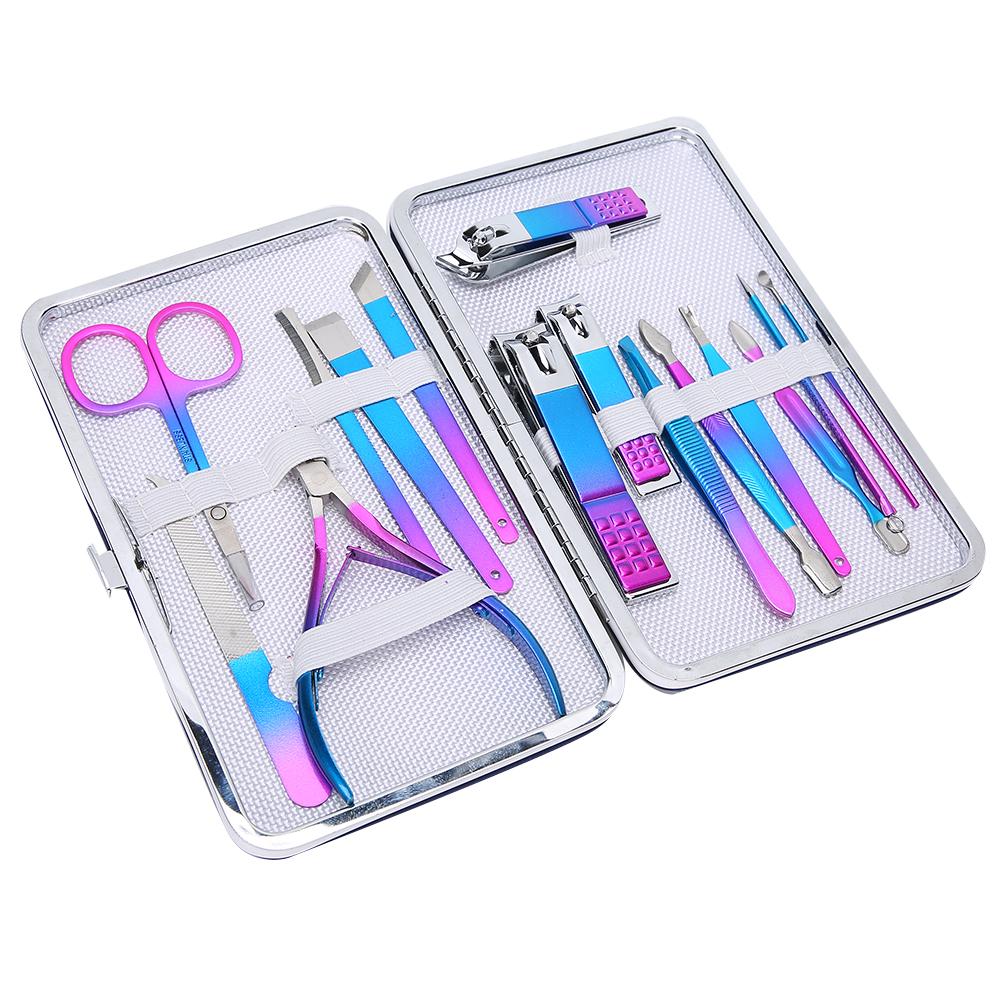 15pcs Nail Clipper Set Eyebrow Scissors Dead Skin Pusher Manicure Pedicure Kit (7023D)
15pcs Nail Clipper Set Eyebrow Scissors Dead Skin Pusher Manicure Pedicure Kit (7023D)