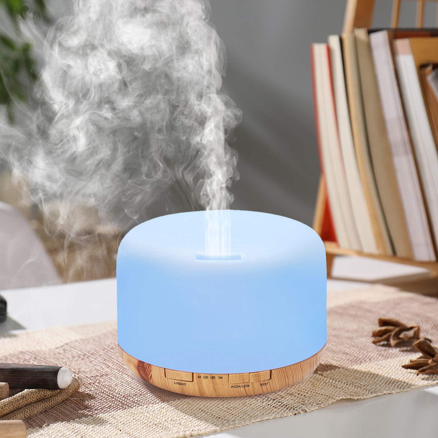 500ml Wood Grain Aroma Diffuser with Timer - Large Mist Humidifier for Office/Desktop EU Standard
500ml Wood Grain Aroma Diffuser with Timer - Large Mist Humidifier for Office/Desktop EU Standard