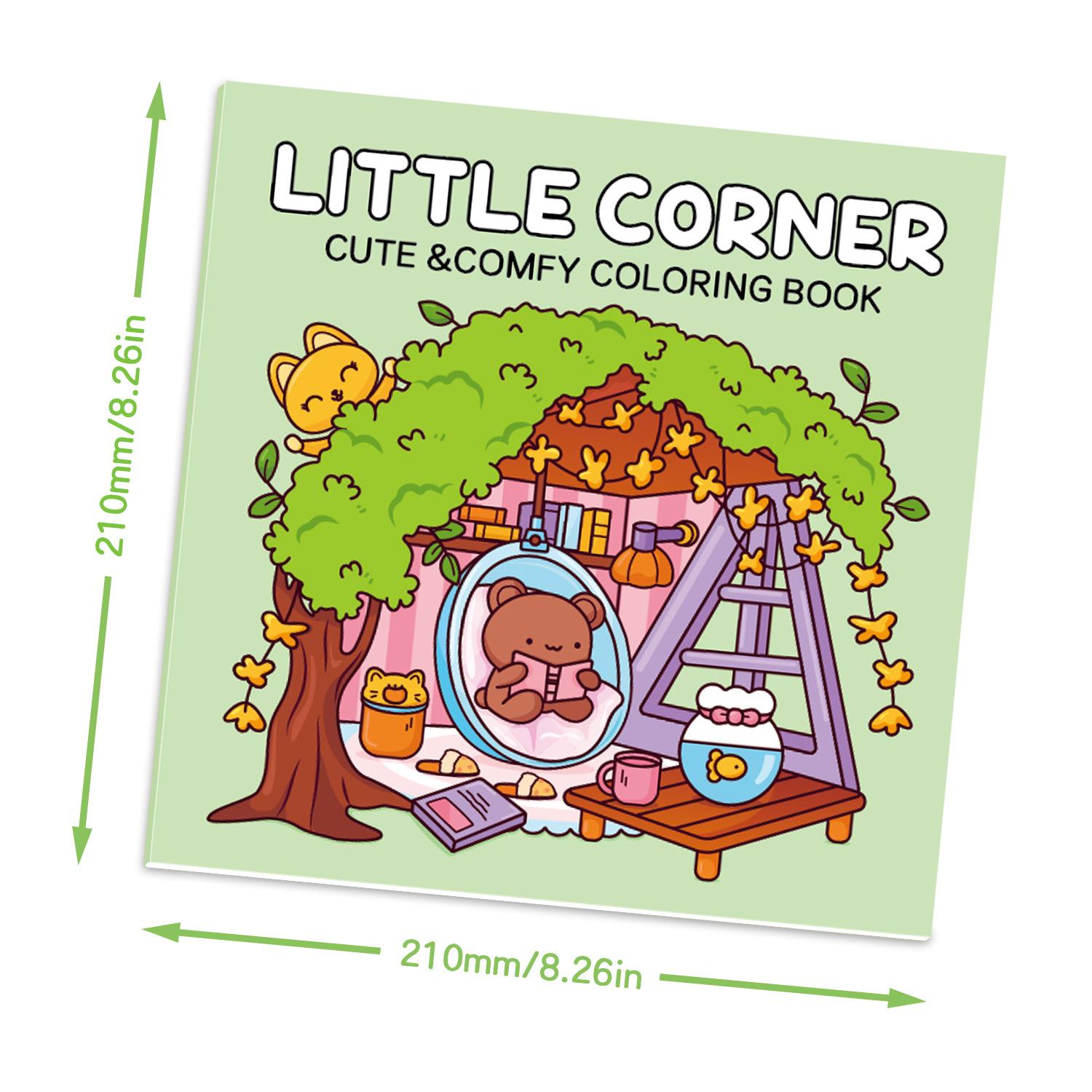 Новая раскраска Милая исцеляющая и снимающая стресс Детская раскраска Живопись-заполнитель Раскраска Маленький уголок Живопись Раскрашивание
Новая раскраска Милая исцеляющая и снимающая стресс Детская раскраска Живопись-заполнитель Раскраска Маленький уголок Живопись Раскрашивание