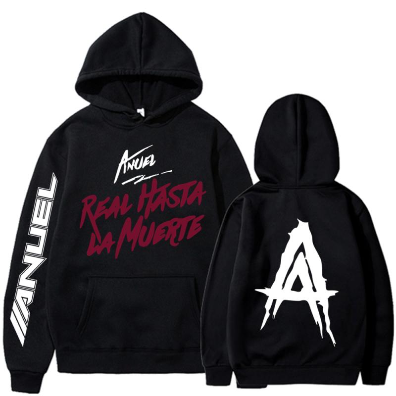 Autumn Fleece Men s Hoodies Anuel AA Real Hasta La Muerte Print Sweatshirts Streetwear Rapper Loose Pullover Casual Hooded Tops
Autumn Fleece Men s Hoodies Anuel AA Real Hasta La Muerte Print Sweatshirts Streetwear Rapper Loose Pullover Casual Hooded Tops