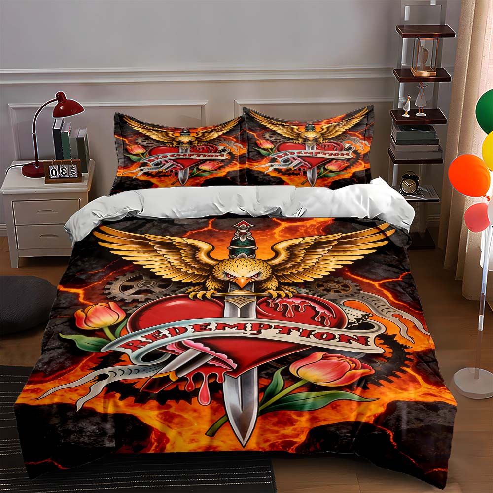 Fiery, bold, ornate. Bedding Duvet cover sets Duvet covers Pillowcases gifts (1 * Duvet Cover 2 * Pillowcases, without duvet insert) 135x200cm
Fiery, bold, ornate. Bedding Duvet cover sets Duvet covers Pillowcases gifts (1 * Duvet Cover 2 * Pillowcases, without duvet insert) 135x200cm