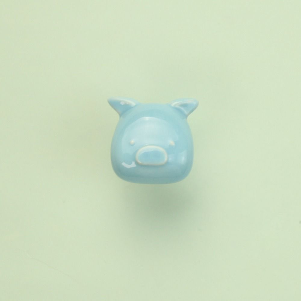 Cute Door Pull Handle Cartoon European Simple Handle Ceramic Piggy Handle Closet blue-style 1
Cute Door Pull Handle Cartoon European Simple Handle Ceramic Piggy Handle Closet blue-style 1