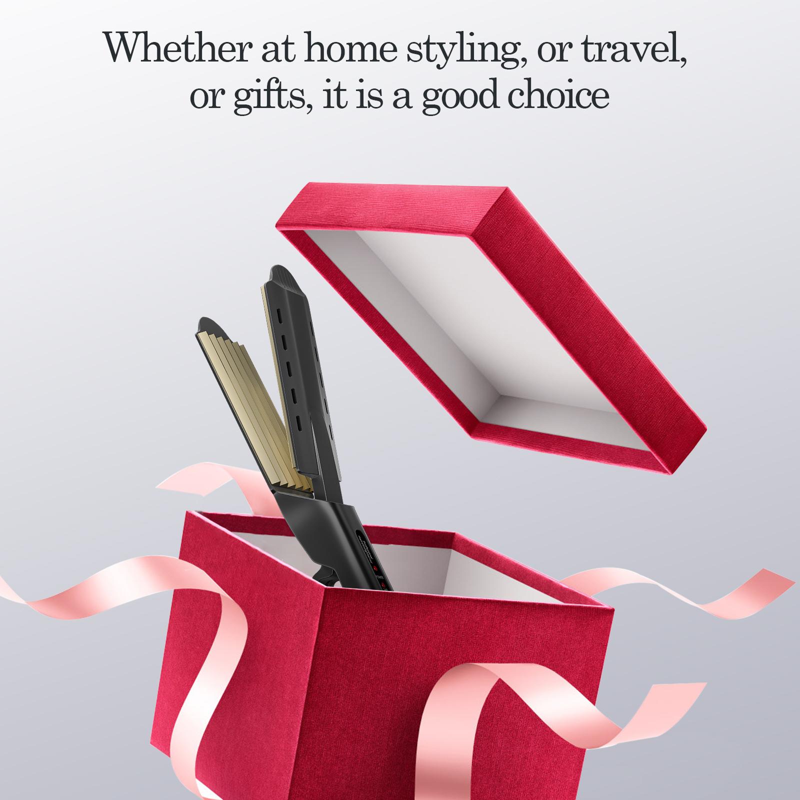 Щипцы для волос, щипцы для волос с текстурой 2 дюйма для объемной пушистой прически Waver(черный) 
Щипцы для волос, щипцы для волос с текстурой 2 дюйма для объемной пушистой прически Waver(черный)