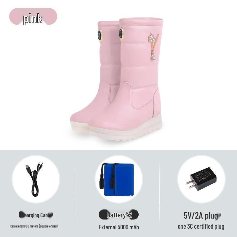 Rechargeable Heated Cotton High-Top Boots with Velvet Warmth and Temperature Control for Outdoor Anti-Frostbite Foot Protection. 36
Rechargeable Heated Cotton High-Top Boots with Velvet Warmth and Temperature Control for Outdoor Anti-Frostbite Foot Protection. 36