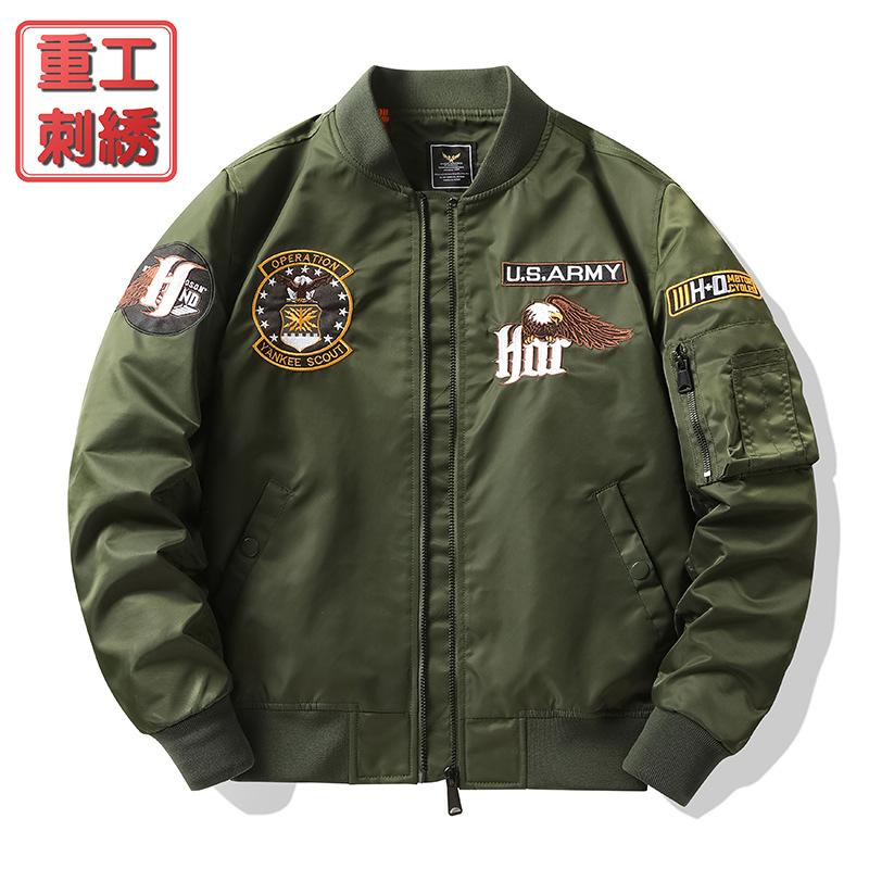Air Force MA1 Pilot Jacket Men s Heavy Industry Embroidered Baseball Eagle Coat Work Trendy XXXXL
Air Force MA1 Pilot Jacket Men s Heavy Industry Embroidered Baseball Eagle Coat Work Trendy XXXXL