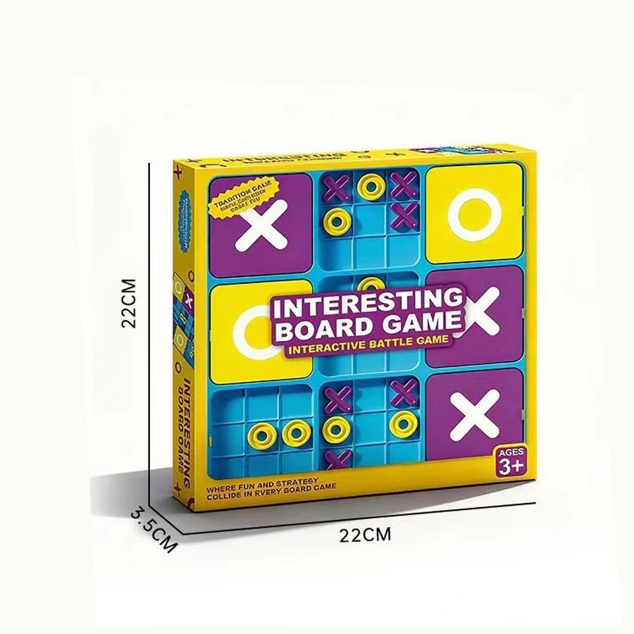 Nine-Square Xo Tic-Tac-Toe Board Game for Boys and Girls, Early Education Tabletop Game to Train Logical Thinking, Children s Educational T
Nine-Square Xo Tic-Tac-Toe Board Game for Boys and Girls, Early Education Tabletop Game to Train Logical Thinking, Children s Educational T