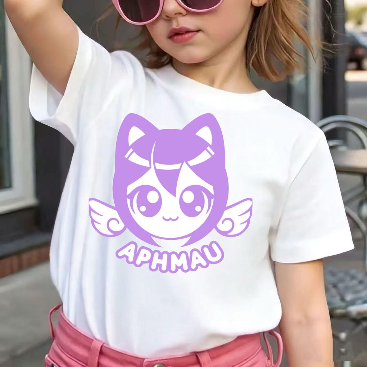 2026 Aphmau Cartoon Printed T-shirt for Girls and Children s Clothing Comfortable T-shirt for Children s Clothing Summer Short 110
2026 Aphmau Cartoon Printed T-shirt for Girls and Children s Clothing Comfortable T-shirt for Children s Clothing Summer Short 110