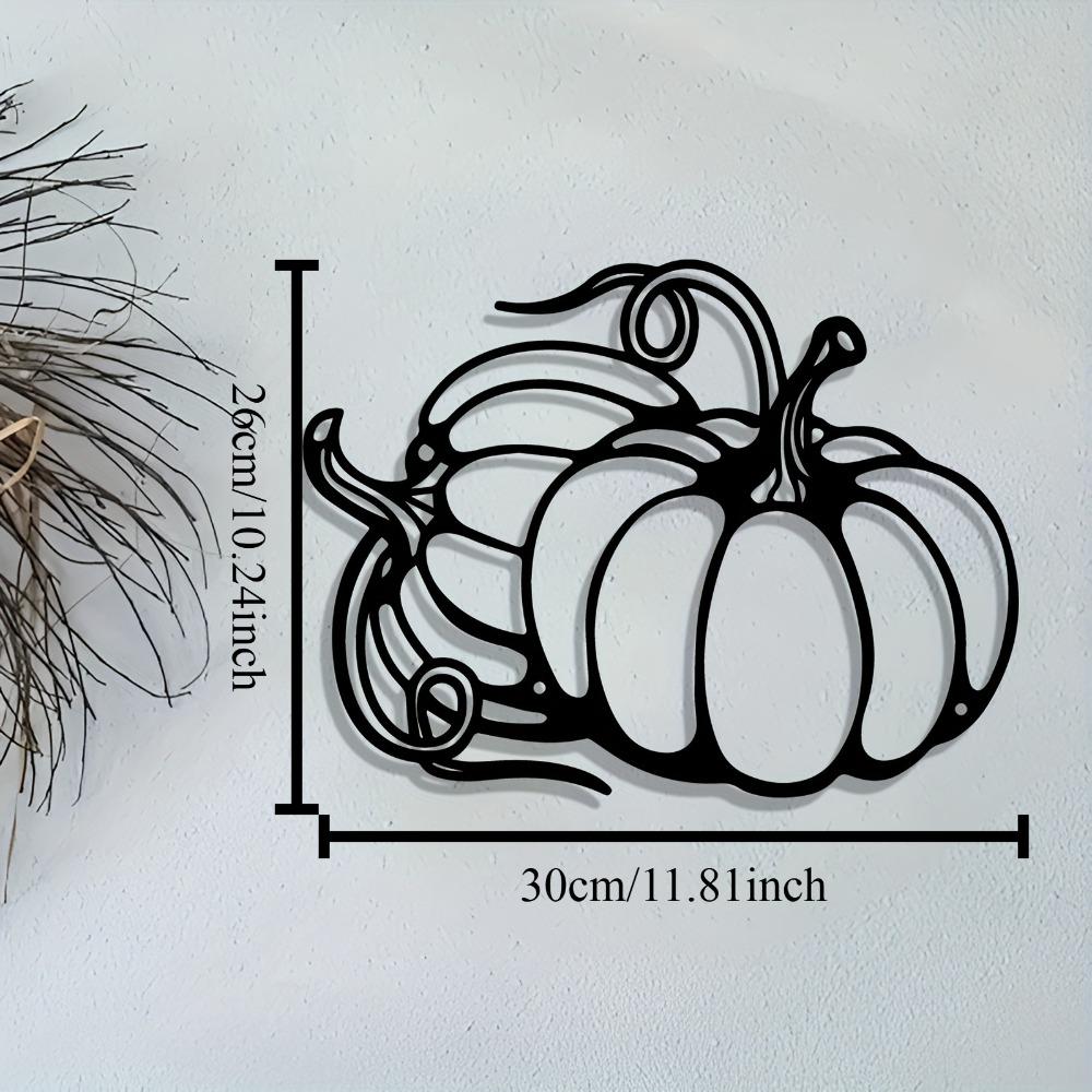 1pc Vintage Pumpkin Metal Wall Art Iron Sculpture Stem Swirl Design Front Porch Living Room Kitchen Office Decor Modern Indoor Wall Hanging 12in
1pc Vintage Pumpkin Metal Wall Art Iron Sculpture Stem Swirl Design Front Porch Living Room Kitchen Office Decor Modern Indoor Wall Hanging 12in